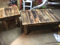 Double Shelf Reclaimed End Table 2 small