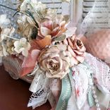 Shabby Chic Flower Truck Floral Arrangement Romantic Vintage Rose Decor 2 small