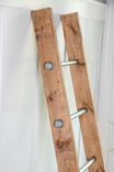 Wooden Ladder W/ Industrial Pipe - Blanket Ladder - Quilt Rack - Housewarming Gift 2 small