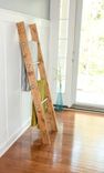 Wooden Ladder W/ Industrial Pipe - Blanket Ladder - Quilt Rack - Housewarming Gift 1 small