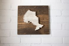Large Wood State Sign, 3 States - Custom State Sign - Home State Sign - Wall Art - Newlywed Gift 2 small