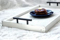 Serving Tray, Housewarming Gift, Bed Tray Table, Breakfast In Bed Tray, Coffee Table Tray 3 small