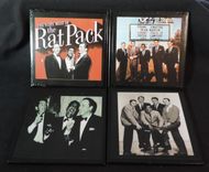 Rat Pack Ceramic Tile Drink Coasters / Set Of 4 2 small