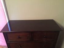 53" Handmade 7 Drawer Venetian Style Wooden/Lacquer Finish Dresser 2 small