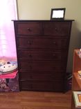 53" Handmade 7 Drawer Venetian Style Wooden/Lacquer Finish Dresser 1 small