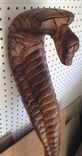 Custom Carved Cobra Staff 5 small
