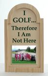 Philosophical Golf Plaque 4 small