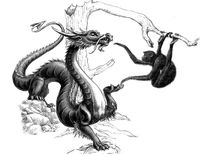 Sculpture-Monkey/Dragon Encounter 2 small