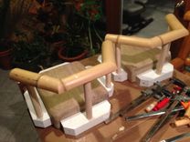 Outdoor Tiki 6-Pack Bar Stools 2 small
