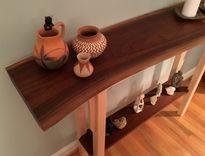 Live Edge Walnut Console Table 5 small