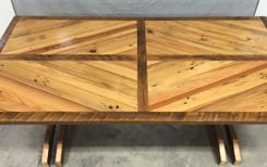 Reclaimed Wood Harvest Dining Room Table 1 small