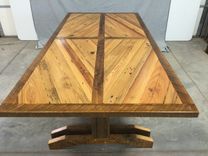 Reclaimed Wood Harvest Dining Room Table 3 small