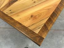 Reclaimed Wood Harvest Dining Room Table 5 small