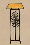 Oak And Birds Floor Lamp 1 small