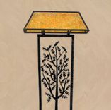 Oak And Birds Floor Lamp 4 small
