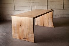 Maple Waterfall Desk 1 small