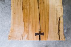 Modern Maple Live Edge Dining Table 4 small