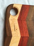 Hardwood Cutting Board - Chevron Pattern 2 small