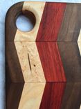 Hardwood Cutting Board - Chevron Pattern 4 small