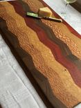 Hardwood Cutting Board - Chevron Pattern 3 small