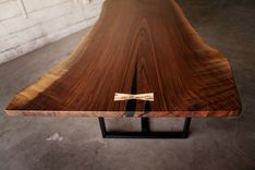 Live Edge Black Walnut Dining Or Conference Table 3 small