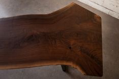 Live Edge Black Walnut Dining Or Conference Table 4 small