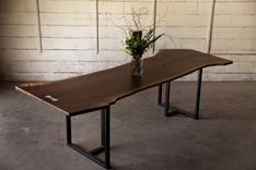 Live Edge Black Walnut Dining Or Conference Table 1 small