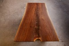 Live Edge Walnut Coffee Table With Maple Base 6 small