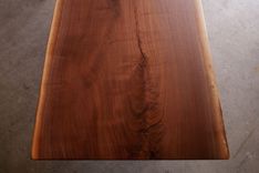 Live Edge Walnut Coffee Table With Powder Coated Steel Base 3 small