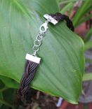 Necklace / Choker:  Turk's Head Knot From Leather Cord 4 small