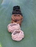 Ring:  Turk's Head Knot From Leather Cord 2 small