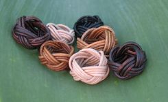 Ring:  Turk's Head Knot From Leather Cord 6 small