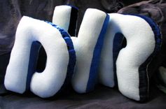 Stuffed Initials / Alphabet Letter Pillows 4 small