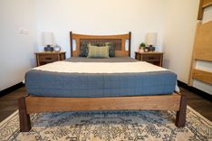 Walnut + Cherry Bed Frame And Headboard 1 small