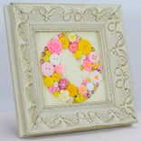 Custom Framed Monogram Letter - Multicolor 3 small