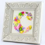 Custom Framed Monogram Letter - Multicolor 1 small