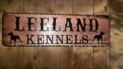 Family Name Custom Carved Wood Signs Redwood Rustic Look 1 small