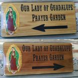 Custom Carved Family Name Redwood Signs 3 small