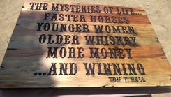 Custom Carved Family Name Redwood Signs 5 small