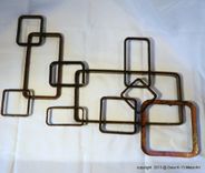 Pink Mosaic Metal Art 2 small