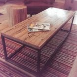 Reclaimed Cattle Fence Wood And Welded Steel Coffee Table 4 small