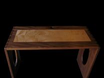 Solid Afromosia Computer Desk 2 small