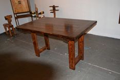 Reclaimed Fir Dining Table 1 small