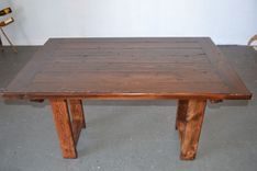 Reclaimed Fir Dining Table 3 small