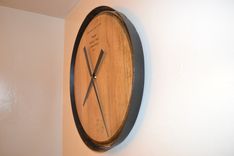 Wine Barrelhead Clock 2 small