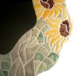 Sunflower Mosaic Tile Mirror From Our 'Amoeba' Series 2 small