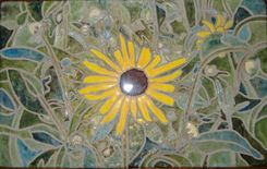 Flower Photo Becomes Custom Backsplash 1 small