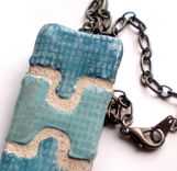 Puzzle Piece  Reversible Jewelry 4 small