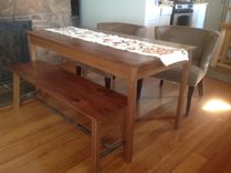 Dining Room Table And Bench 1 small