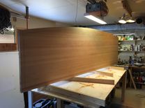 Solid Cherry Edge Grain Countertop With Walnut Stringing And Food Grade Finish 3 small